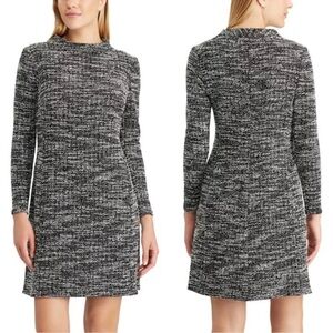 Chaps Paola Long Sleeve Boucle Sweater Dress Size 16​